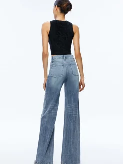 Alice and Olivia AMITY SLEEVELESS CROPPED TANK *CLOTHING | CLOTHING