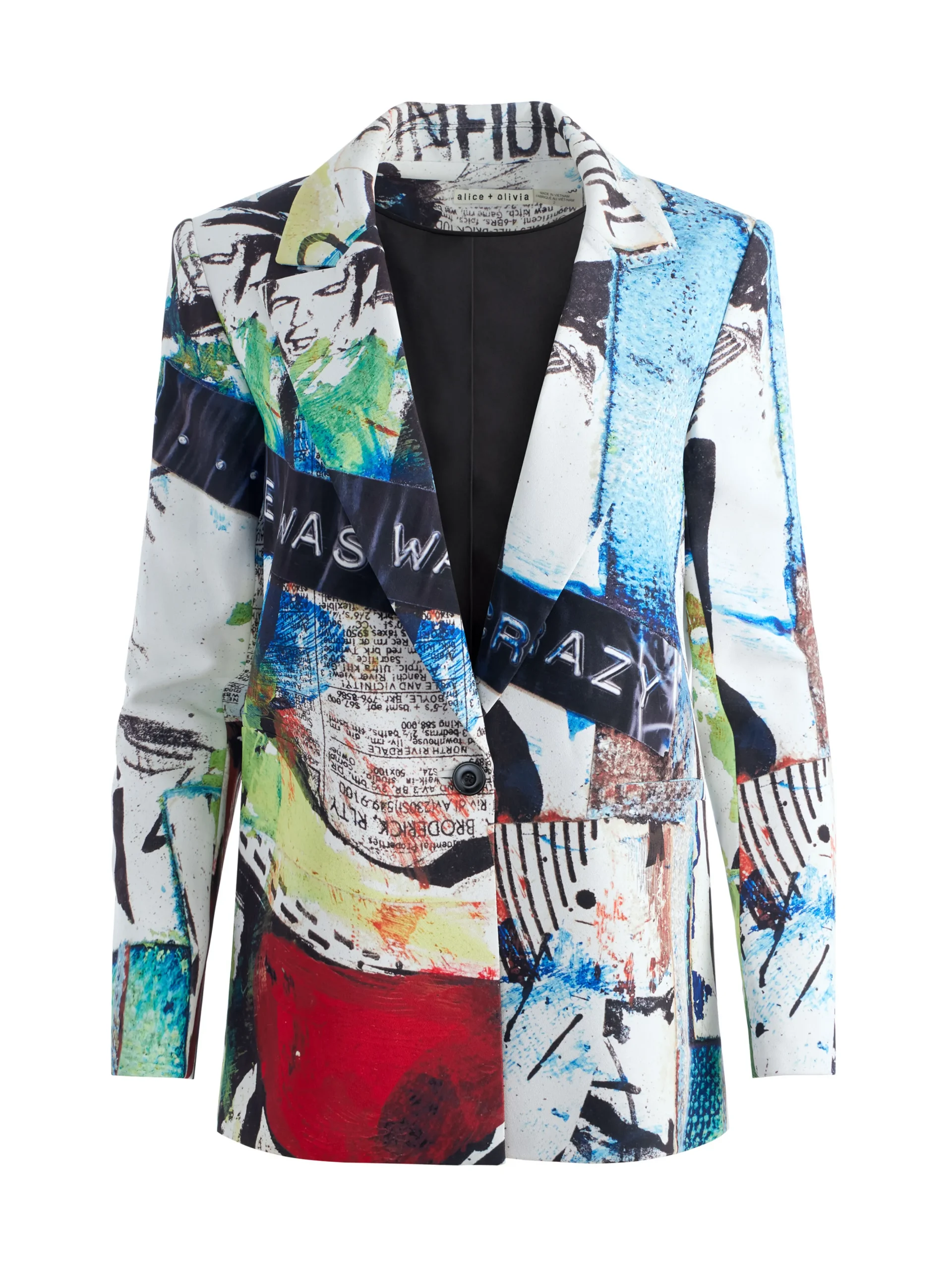 Alice and Olivia A+O X BASQUIAT DENNY BLAZER CONFIDENTIAL*CLOTHING