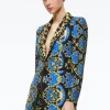 Alice and Olivia BREANN FITTED BLAZER REGAL ROMANCE SAPPHIRE*CLOTHING | CLOTHING