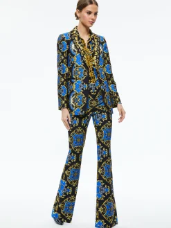 Alice and Olivia BREANN FITTED BLAZER REGAL ROMANCE SAPPHIRE*CLOTHING | CLOTHING