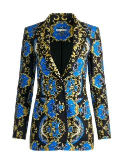 Alice and Olivia BREANN FITTED BLAZER + TEENY FIT FLARE BOOTCUT PANT *CLOTHING