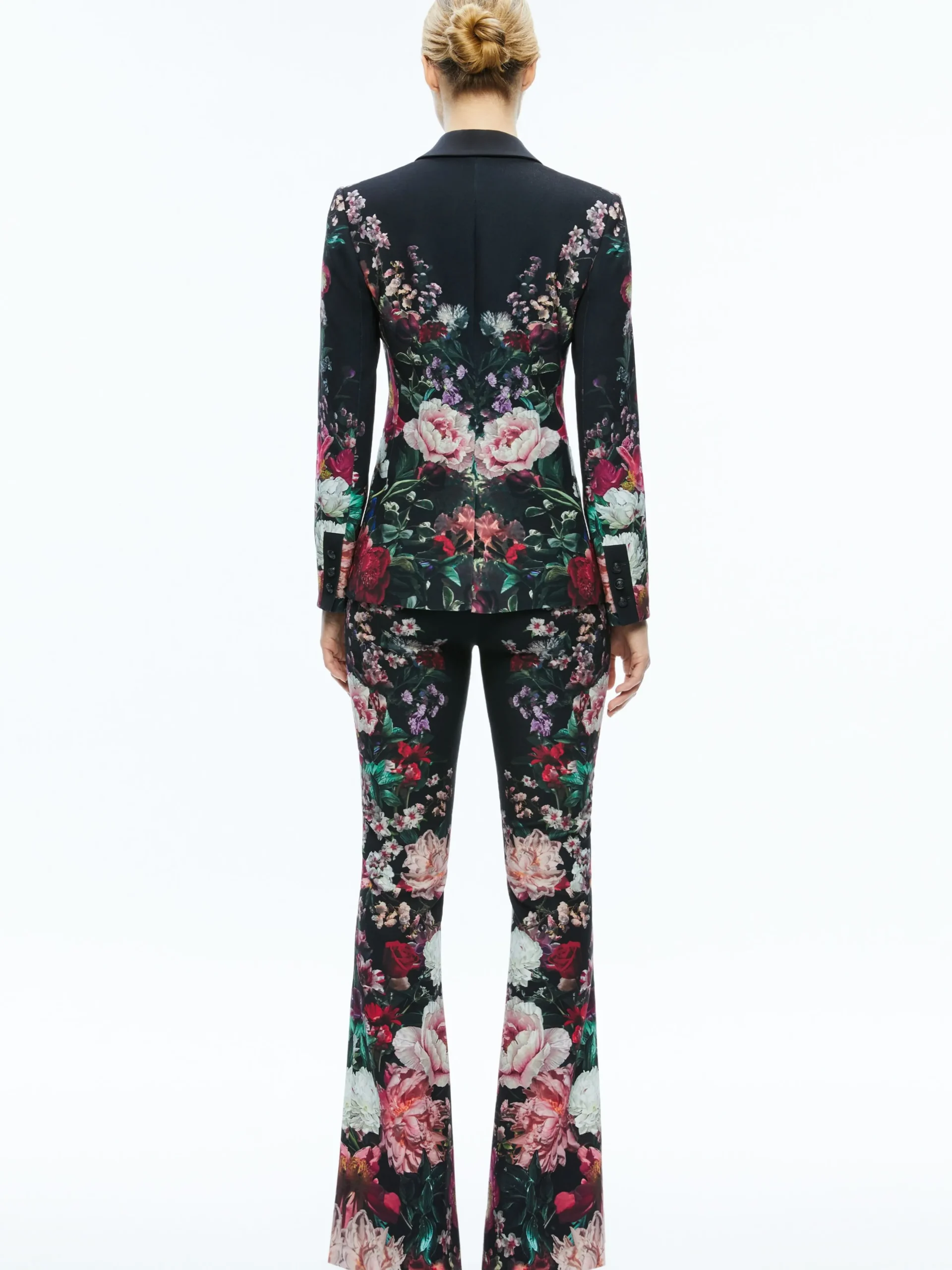 Alice and Olivia BREANN LONG FITTED BLAZER + OLIVIA BOOTCUT PANT *CLOTHING