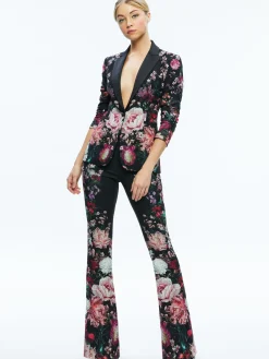 Alice and Olivia BREANN LONG FITTED BLAZER + OLIVIA BOOTCUT PANT *CLOTHING