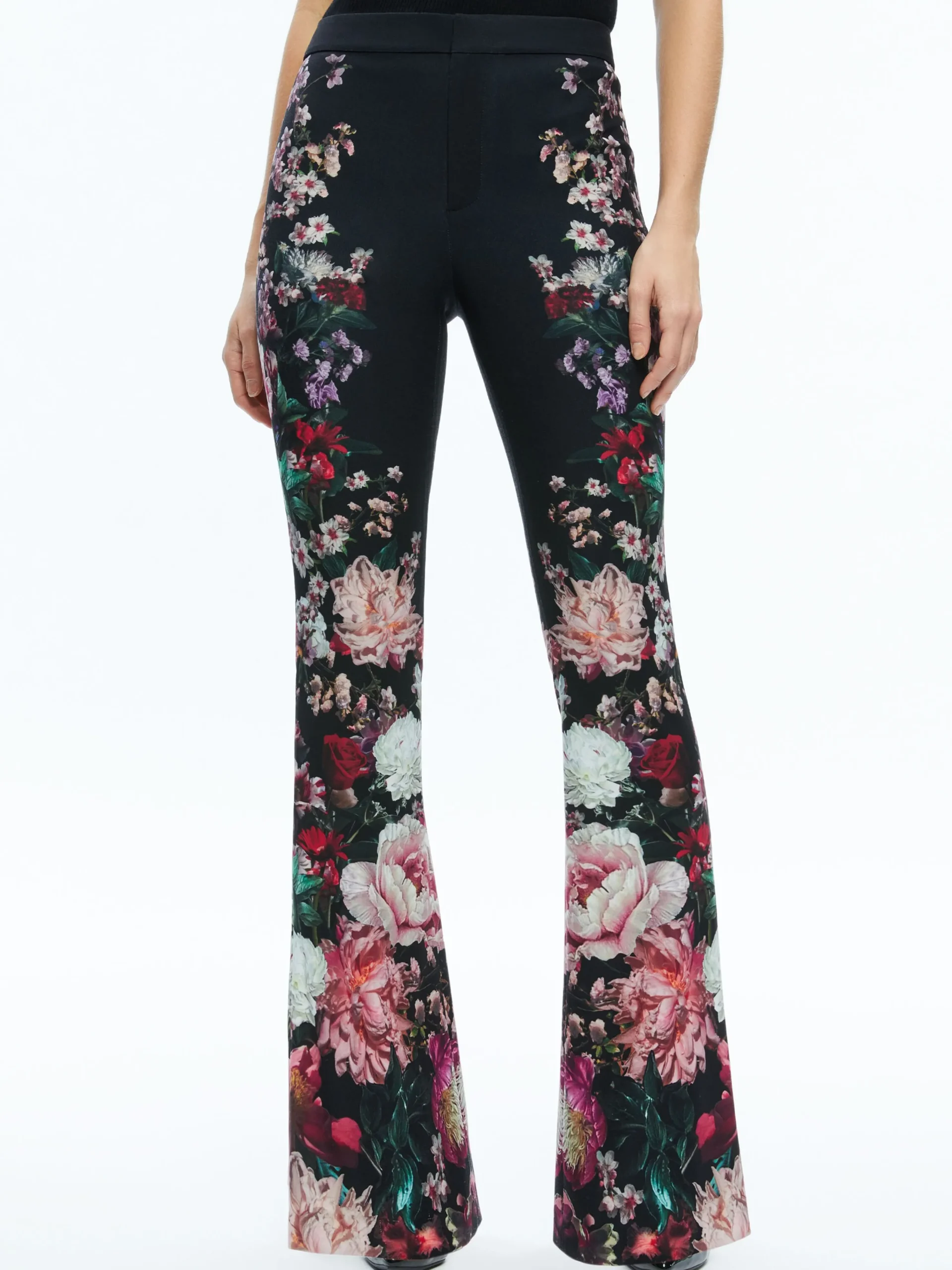 Alice and Olivia BREANN LONG FITTED BLAZER + OLIVIA BOOTCUT PANT *CLOTHING