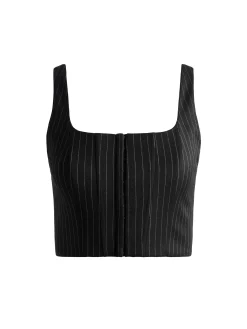Alice and Olivia BRESLIN CORSET TOP + SIOBHAN FRONT WRAP MIDI SKIRT *CLOTHING