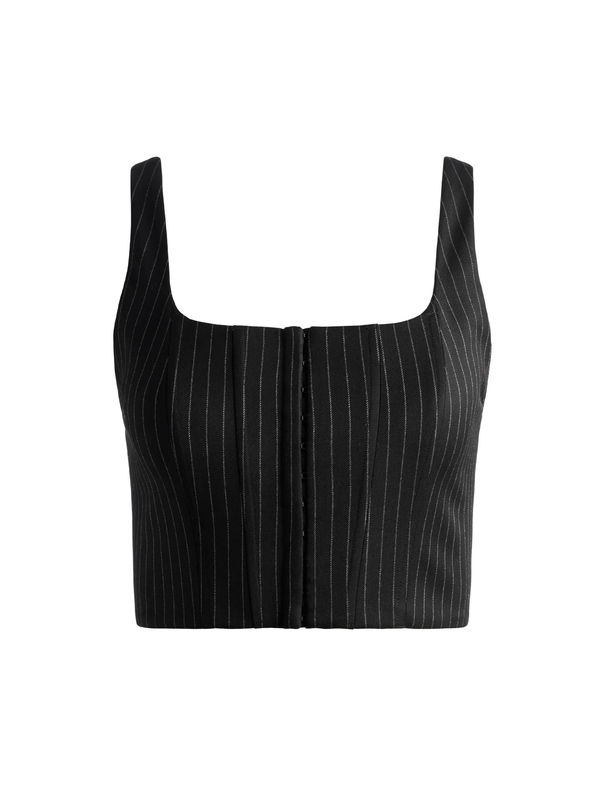 Alice and Olivia BRESLIN CORSET TOP + SIOBHAN FRONT WRAP MIDI SKIRT *CLOTHING