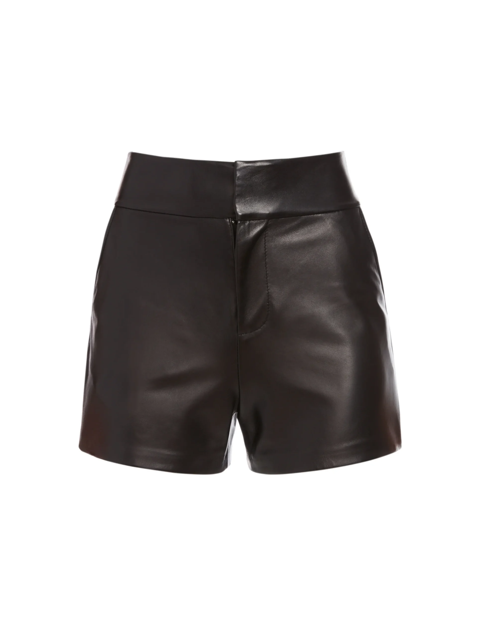 Alice and Olivia CADY HIGH WAISTED LEATHER SHORT *FEATURED SHOPS | CLOTHING