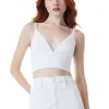 Alice and Olivia CARLI DENIM BRA TOP *FEATURED SHOPS | CLOTHING