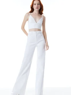 Alice and Olivia CARLI DENIM BRA TOP *FEATURED SHOPS | CLOTHING