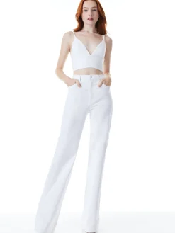 Alice and Olivia CARLI DENIM BRA TOP *FEATURED SHOPS | CLOTHING