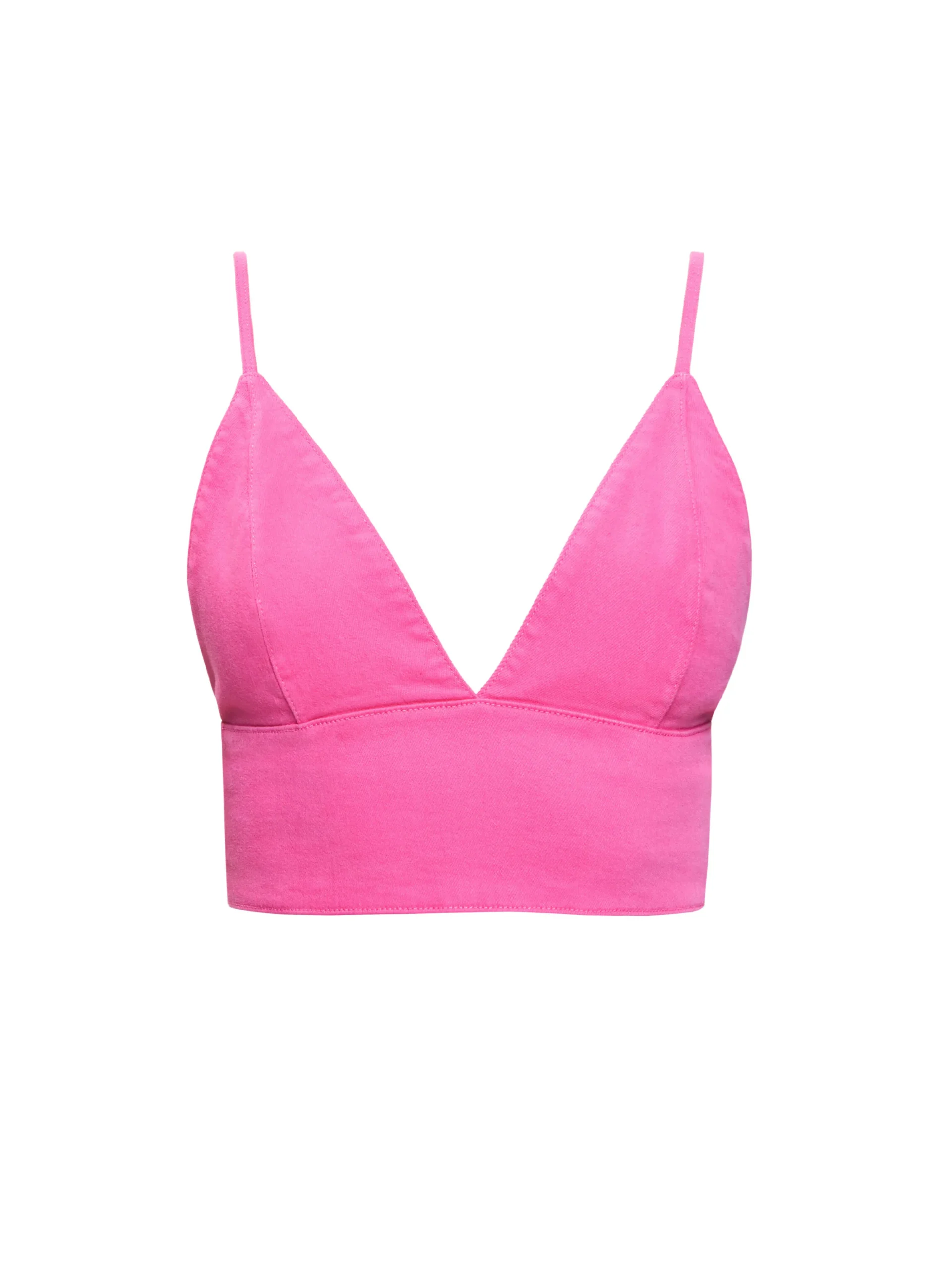 Alice and Olivia CARLI DENIM BRA TOP *FEATURED SHOPS | CLOTHING