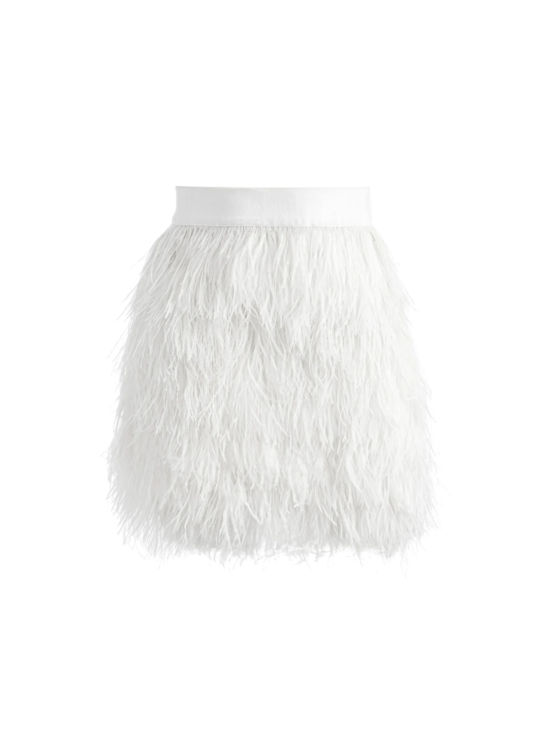 Alice and Olivia CERESI FEATHER TOP + CINA FEATHER MINI SKIRT *CLOTHING