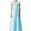 Alice and Olivia CHARLSIE SMOCKED WAIST DRESS *DRESSES | CLOTHING