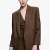 Alice and Olivia COLLEY NOTCH COLLAR BLAZER + DEANNA HIGH WAISTED BOOTCUT PANT *CLOTHING