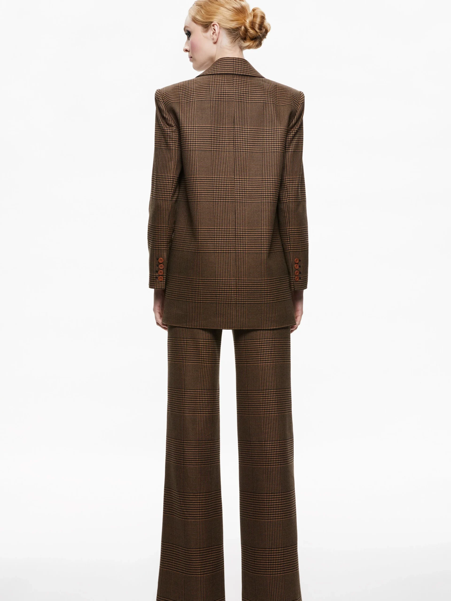 Alice and Olivia COLLEY NOTCH COLLAR BLAZER CAMEL/BLACK*FEATURED SHOPS | CLOTHING