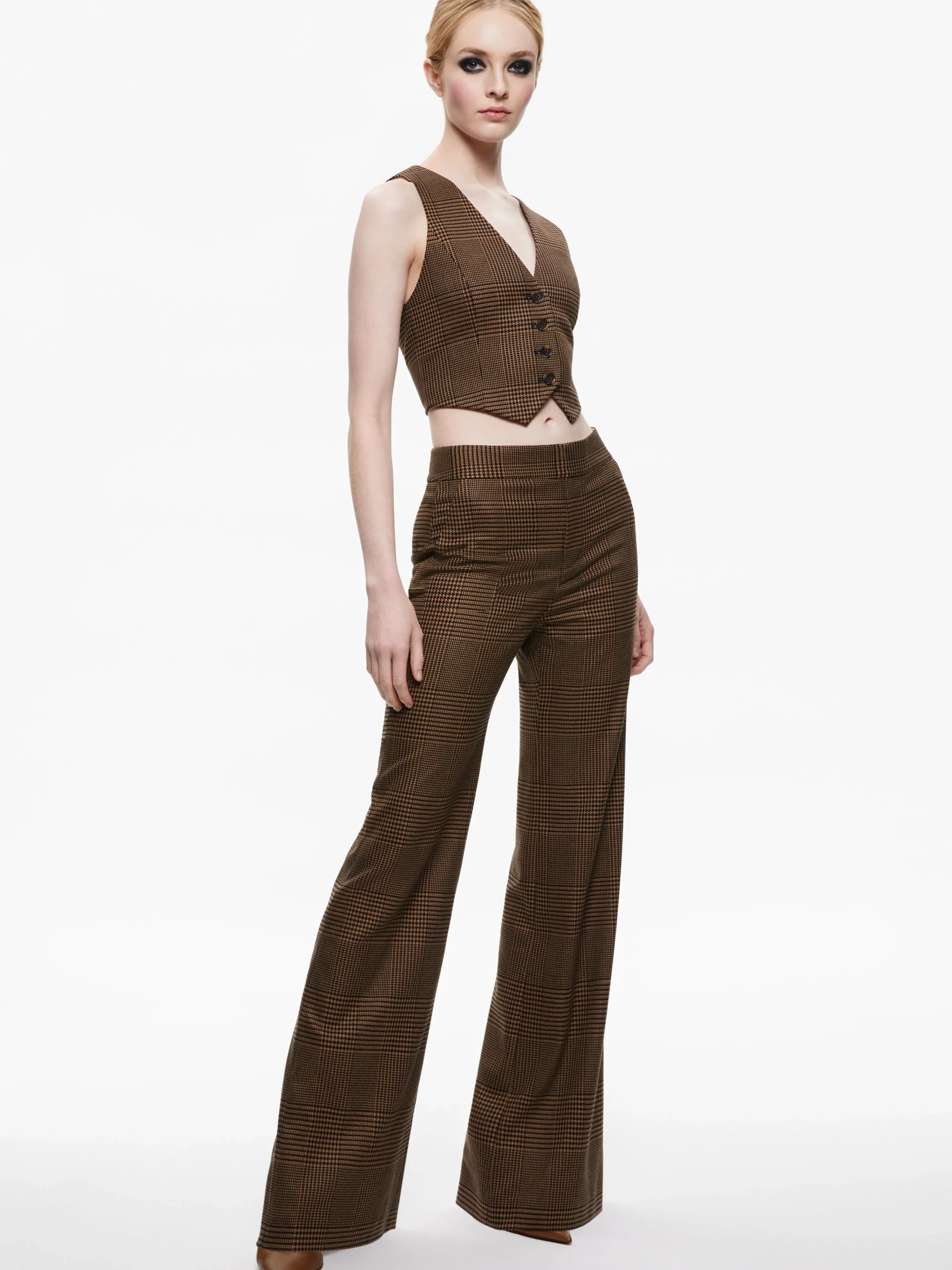Alice and Olivia COLLEY NOTCH COLLAR BLAZER + DEANNA HIGH WAISTED BOOTCUT PANT *CLOTHING