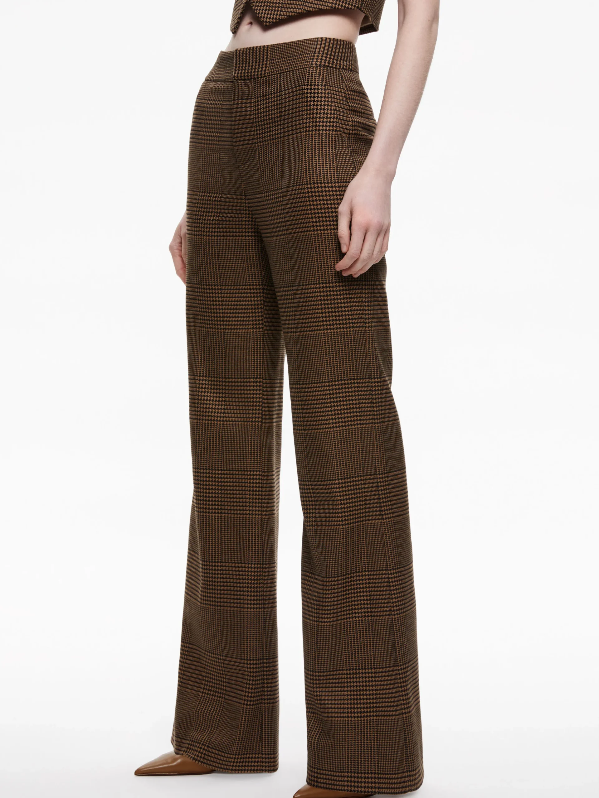 Alice and Olivia COLLEY NOTCH COLLAR BLAZER + DEANNA HIGH WAISTED BOOTCUT PANT *CLOTHING