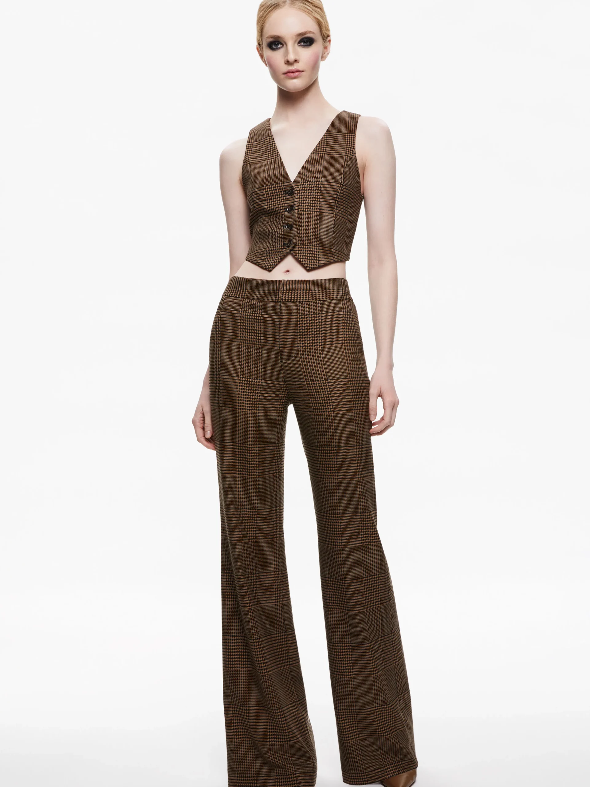 Alice and Olivia COLLEY NOTCH COLLAR BLAZER + DEANNA HIGH WAISTED BOOTCUT PANT *CLOTHING