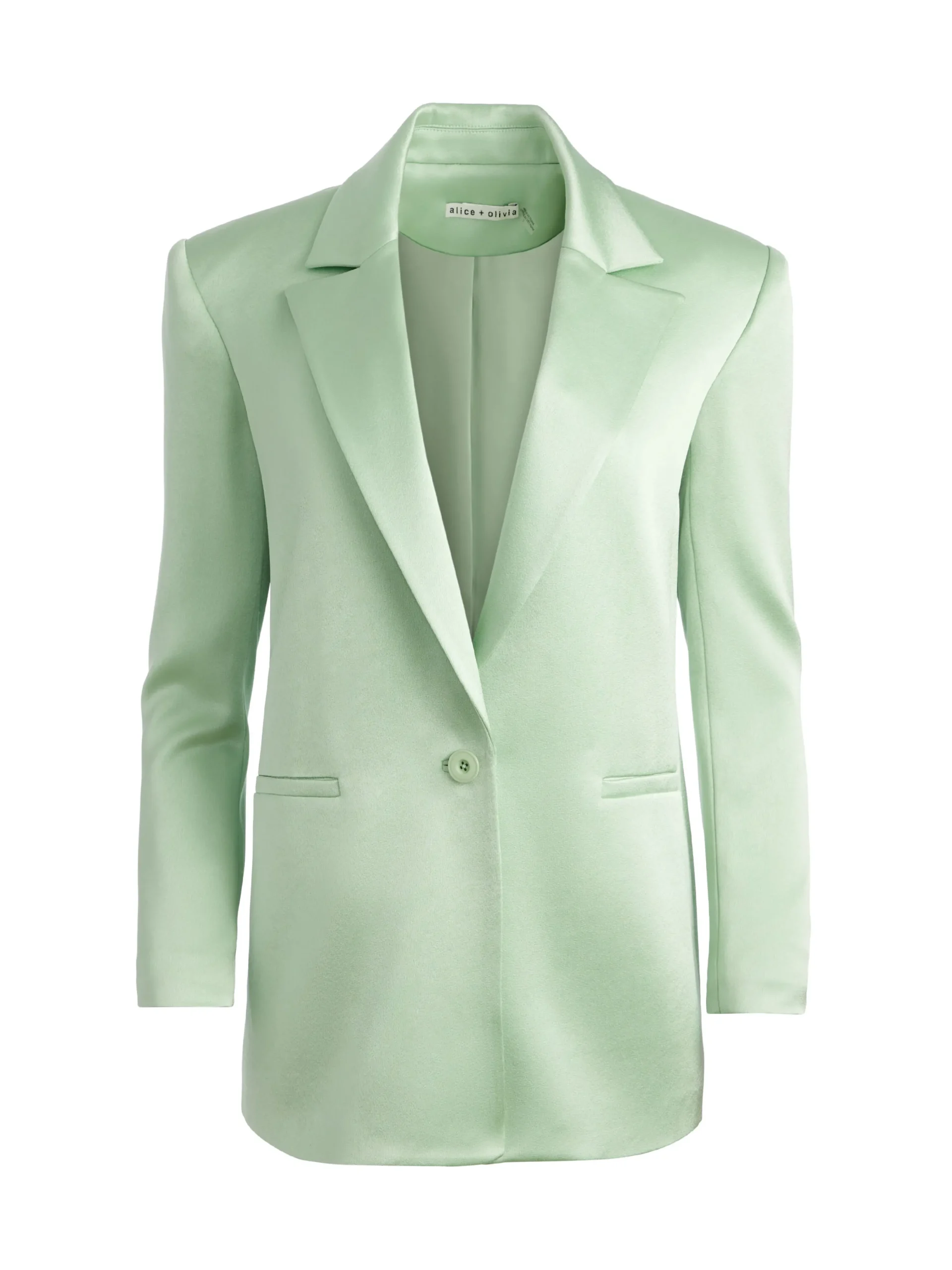 Alice and Olivia DENNY NOTCH COLLAR BOYFRIEND BLAZER + DEANNA HIGH WAISTED BOOTCUT PANT *CLOTHING