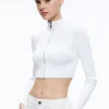 Alice and Olivia DORRIS RIBBED ZIP UP CARDIGAN *FEATURED SHOPS | CLOTHING