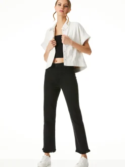 Alice and Olivia EDYTH VEGAN LEATHER BUTTON DOWN *FEATURED SHOPS | FEATURED SHOPS | CLOTHING