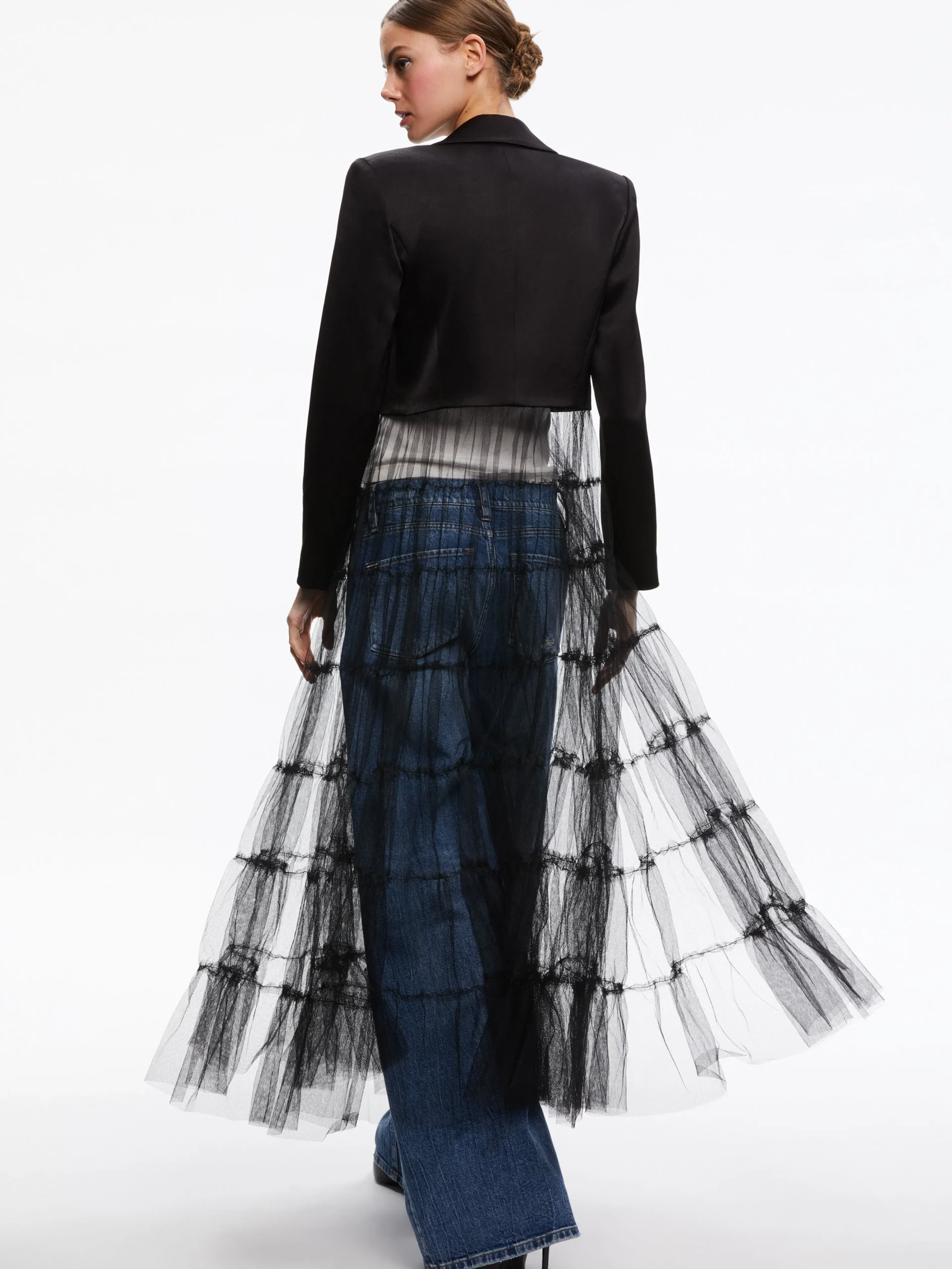 Alice and Olivia EVERLY TULLE BLAZER *FEATURED SHOPS | CLOTHING