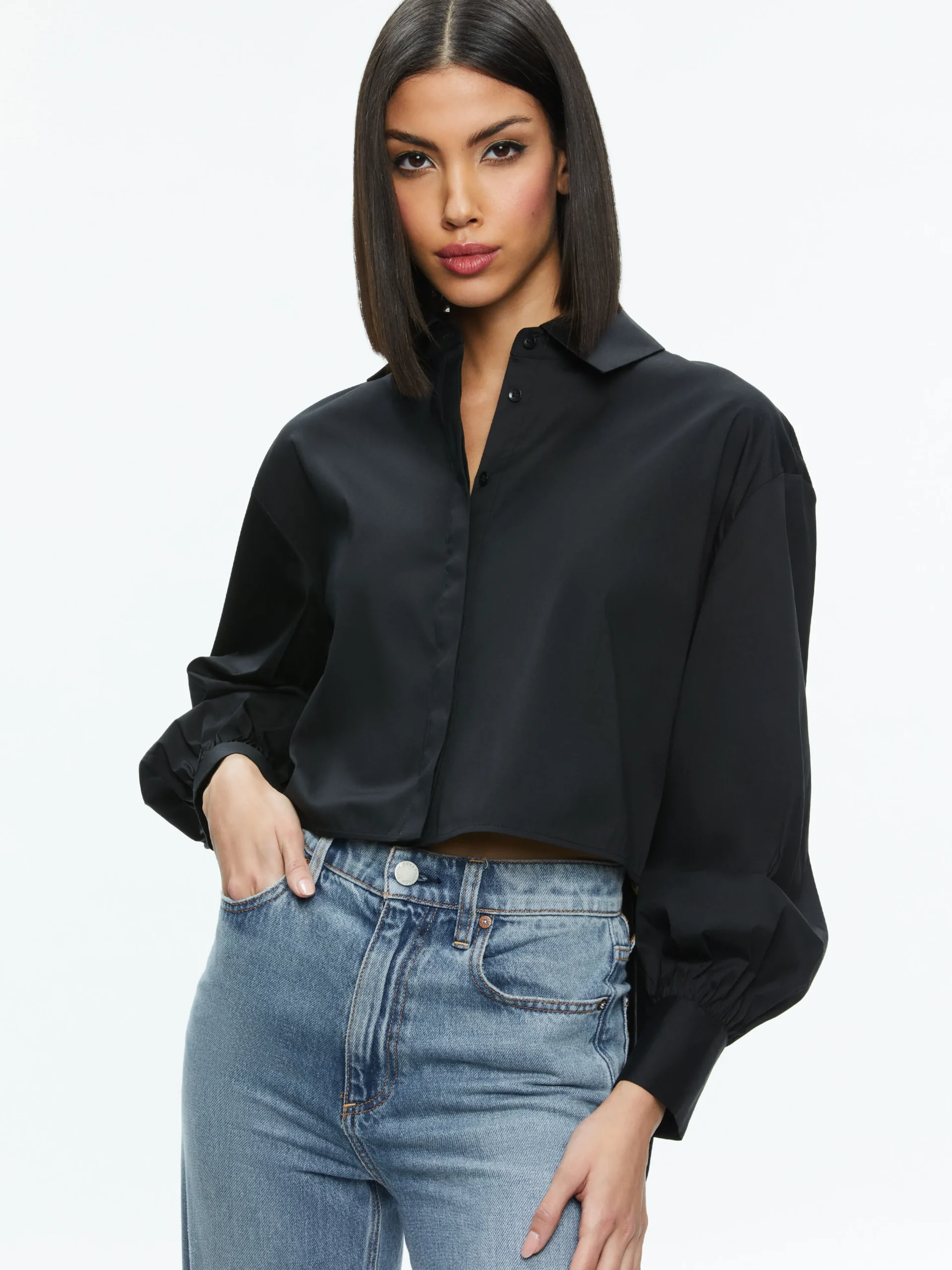 Alice and Olivia FINELY HIGH-LOW BLOUSE *FEATURED SHOPS | FEATURED SHOPS | CLOTHING