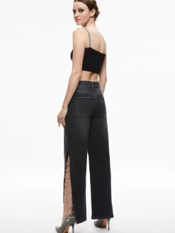 Alice and Olivia GAYLE EMBELLISHED SIDE JEAN *FEATURED SHOPS | CLOTHING | CLOTHING
