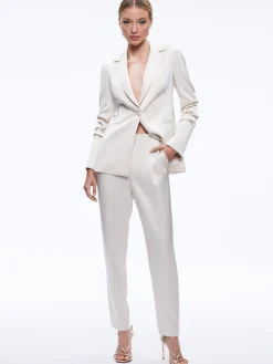 Alice and Olivia JESSIE SLIM PANT CHAMPAGNE*CLOTHING