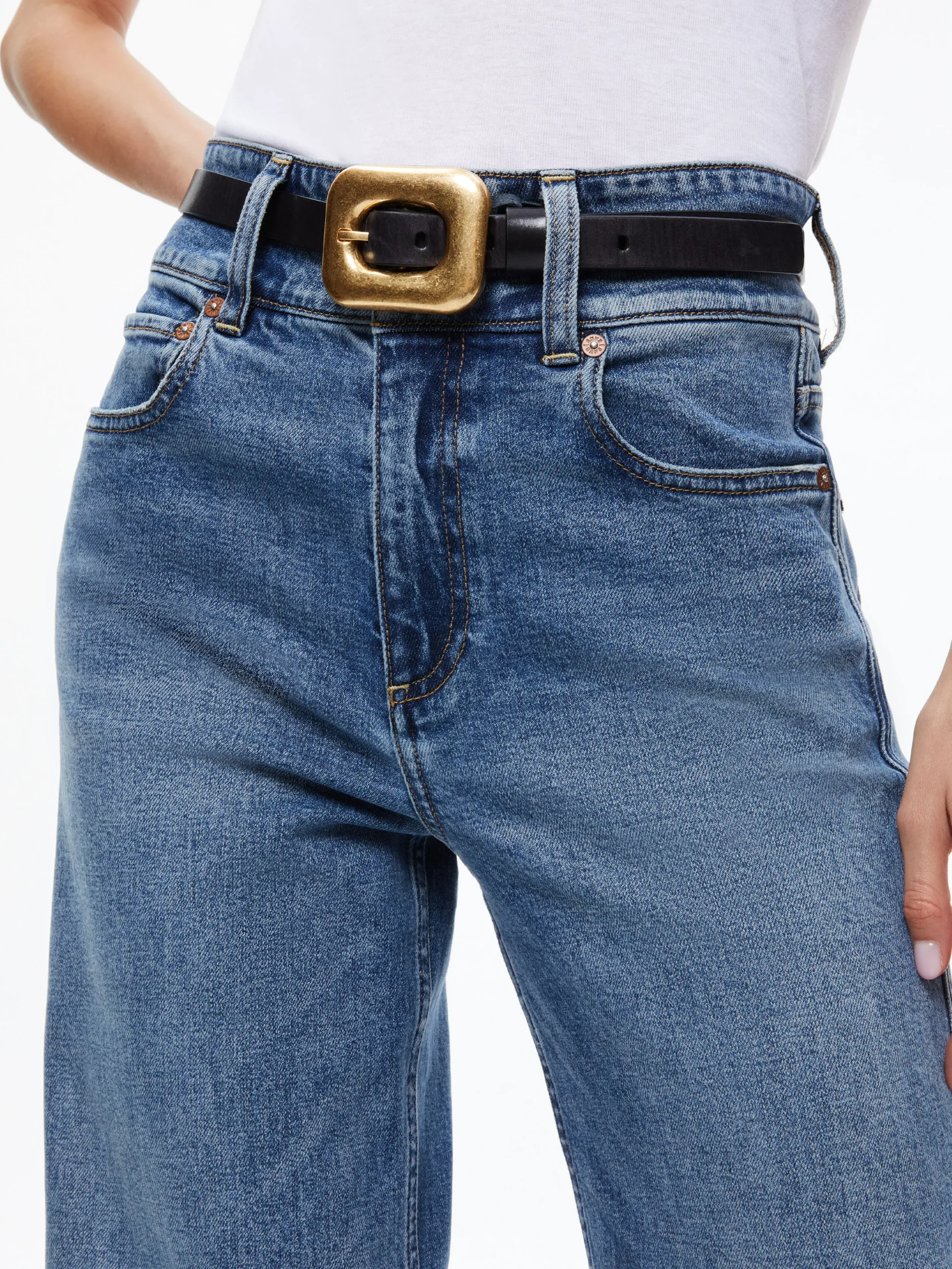 Alice and Olivia LETTY BUCKLE BELT *CLOTHING