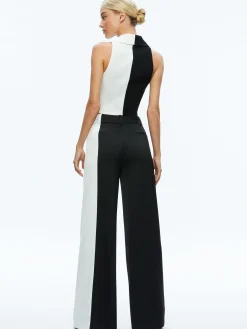 Alice and Olivia MERI COLOR BLOCK BLAZER TOP BLACK/OFF WHITE*FEATURED SHOPS | FEATURED SHOPS | CLOTHING