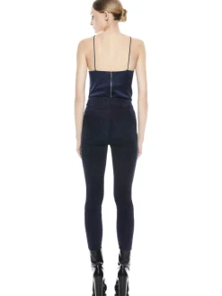 Alice and Olivia MIKAH SINGLE BUTTON SUEDE PANT *CLOTHING