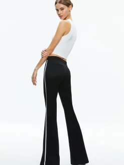 Alice and Olivia MYA CONTRAST PIPING FITTED BLAZER + PRINCESS CONTRAST PIPING PANT *CLOTHING
