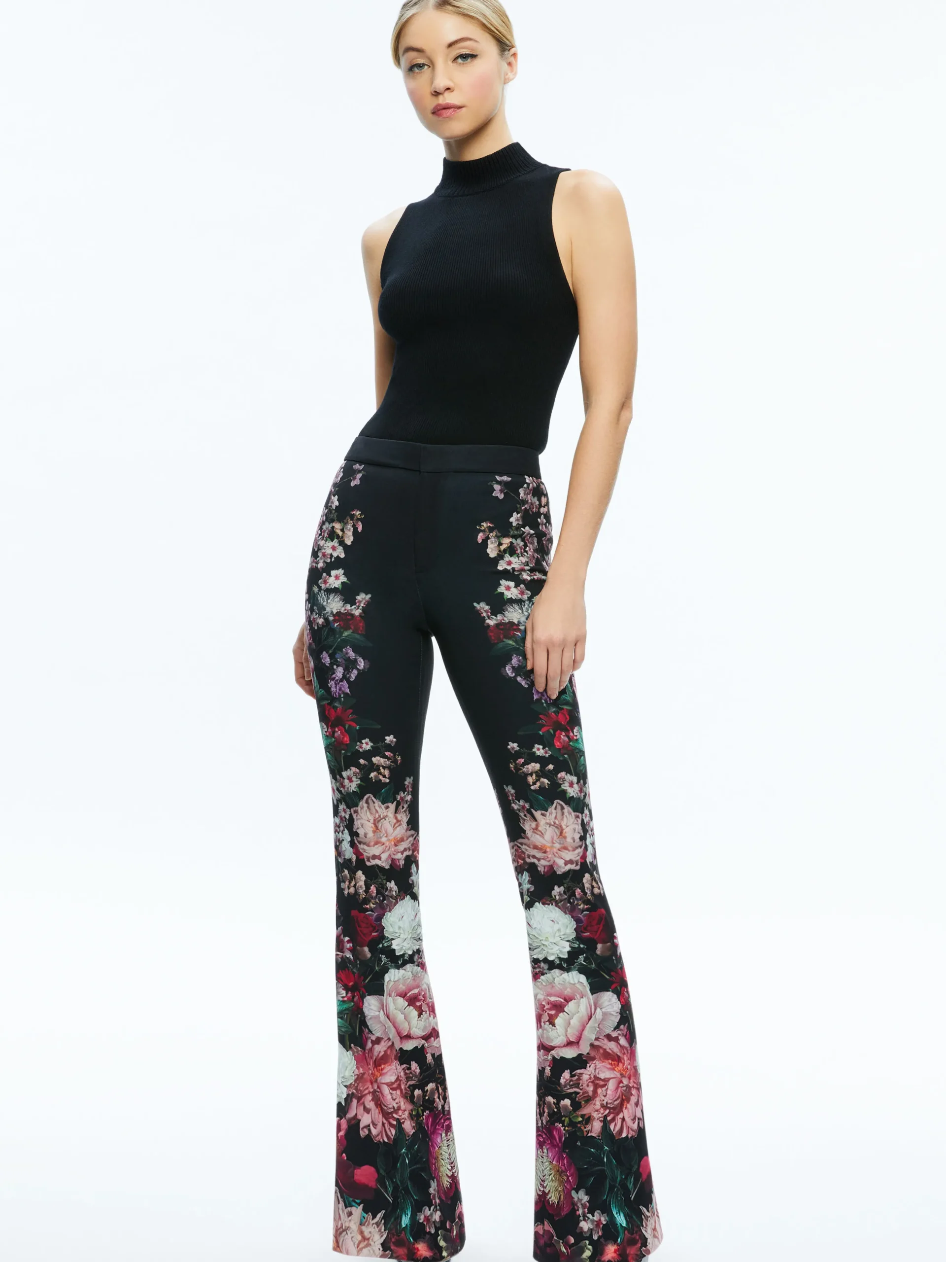 Alice and Olivia OLIVIA BOOTCUT PANT AFTER MIDNIGHT*CLOTHING