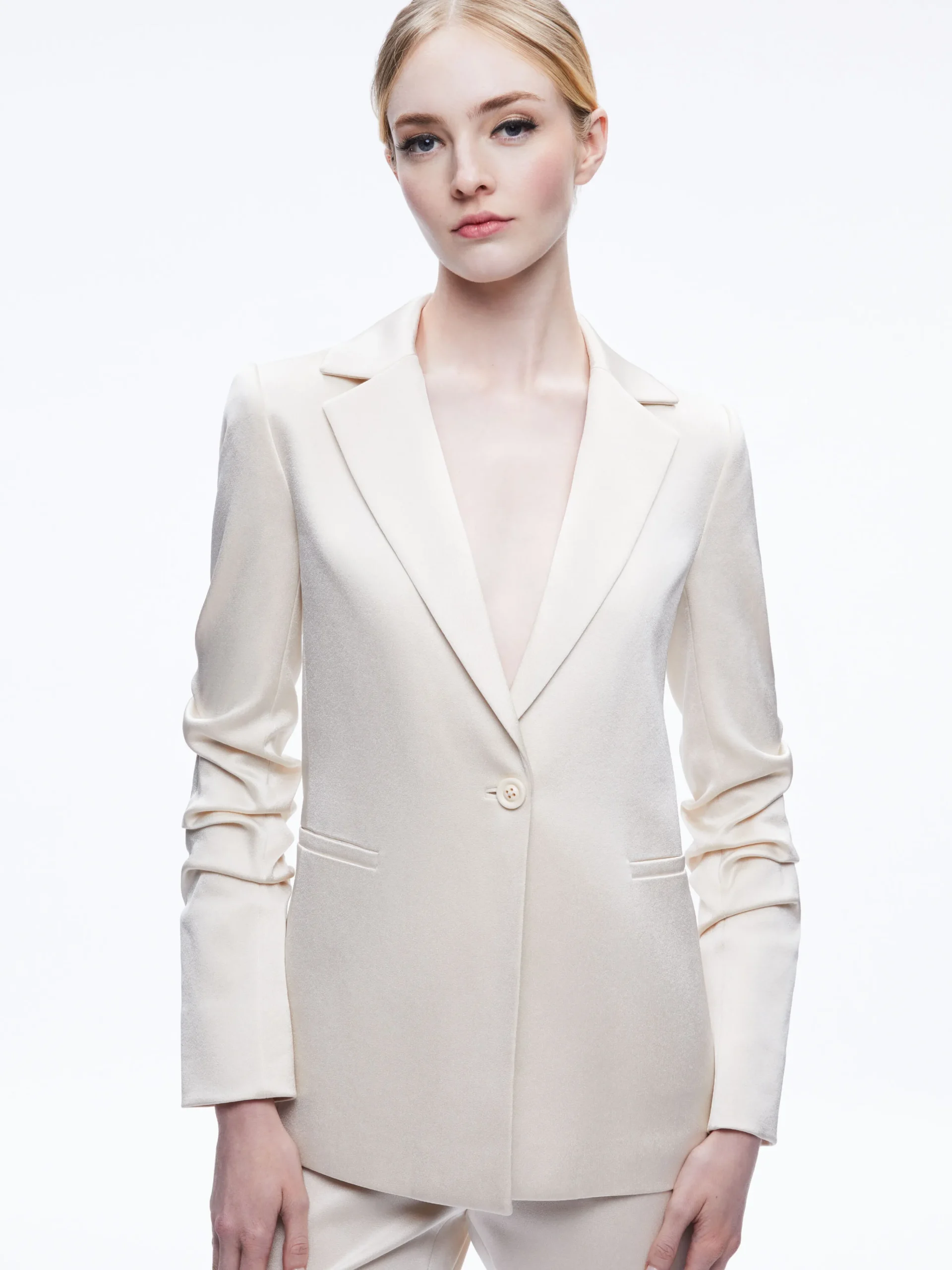 Alice and Olivia PAILEY FTTED NOTCH COLLAR BLAZER + JESSIE SLIM PANT *CLOTHING