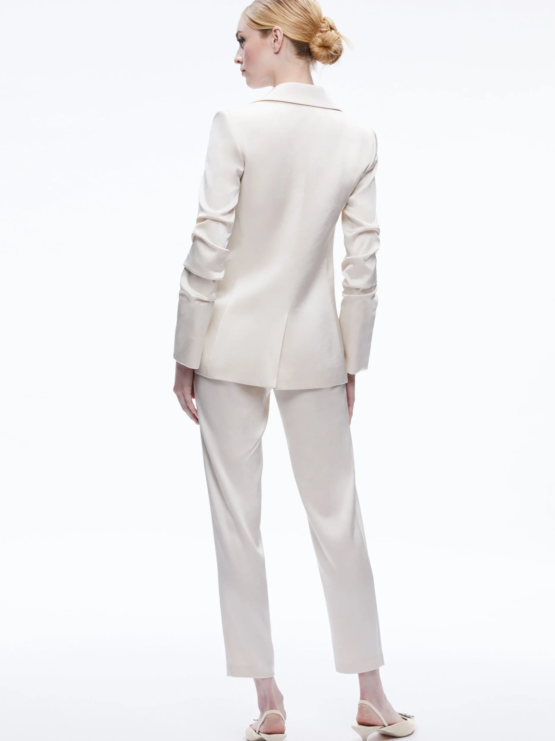 Alice and Olivia PAILEY FTTED NOTCH COLLAR BLAZER + JESSIE SLIM PANT *CLOTHING