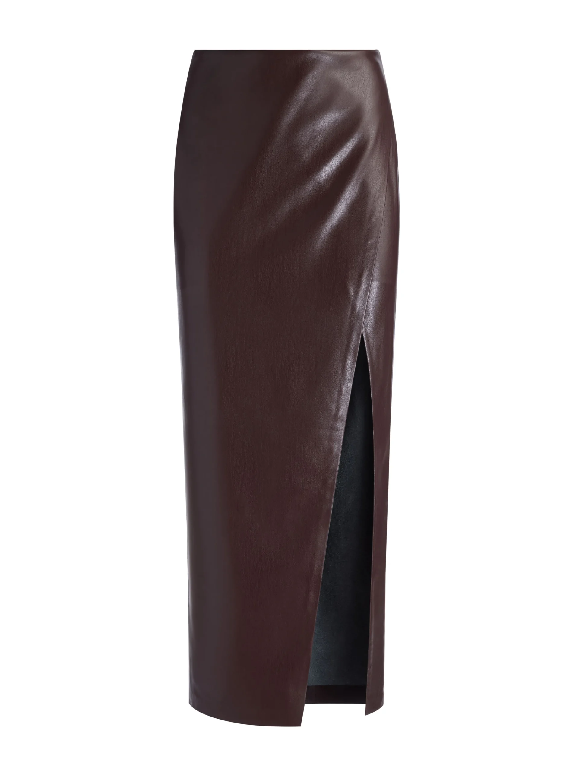 Alice and Olivia PEARLE VEGAN LEATHER BUSTIER TOP + SIOBHAN VEGAN LEATHER MAXI SKIRT *CLOTHING