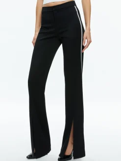 Alice and Olivia PRINCESS CONTRAST PIPING PANT BLACK/OFF WHITE*FEATURED SHOPS | FEATURED SHOPS | FEATURED SHOPS | CLOTHING | CLOTHING