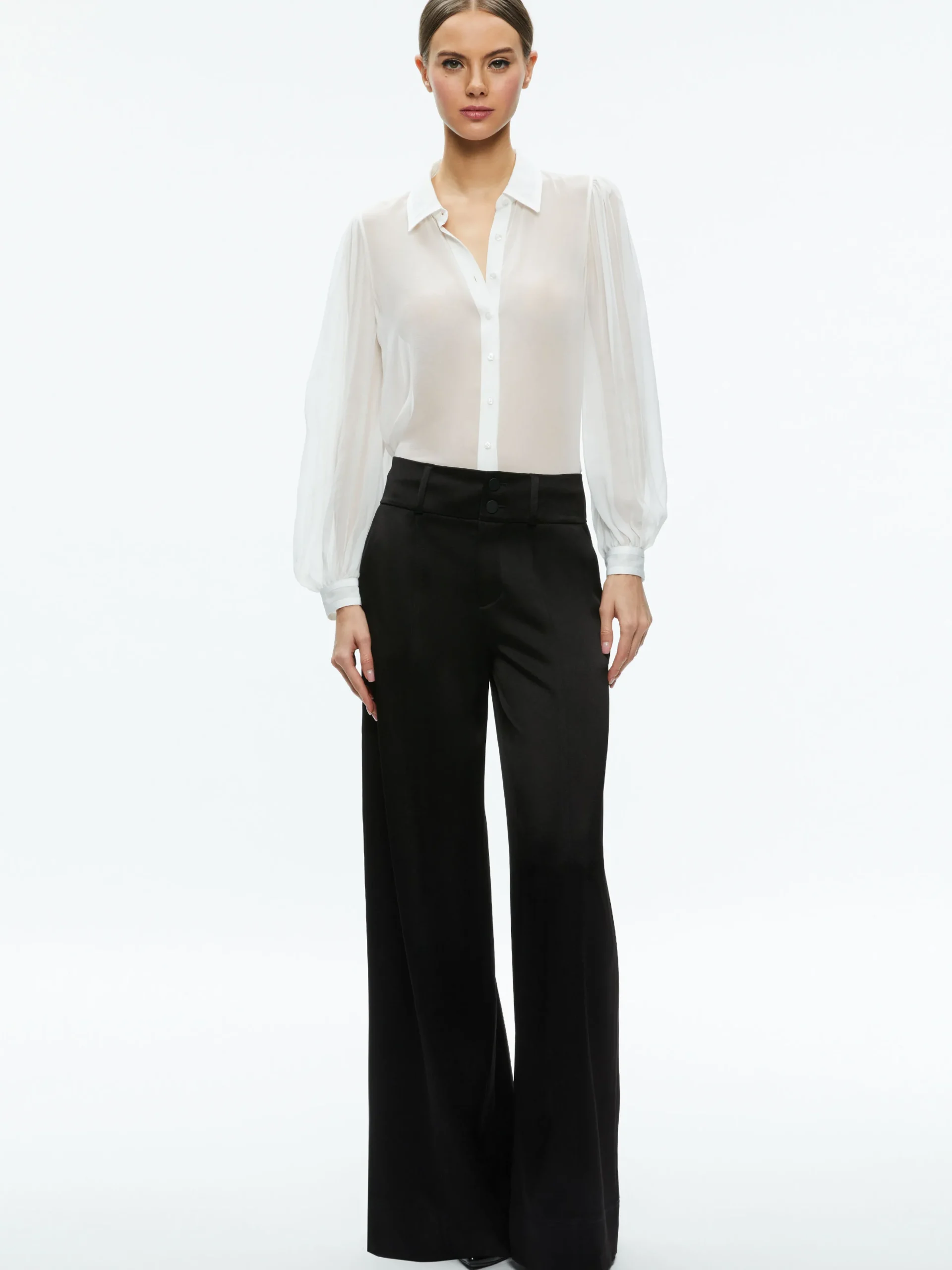 Alice and Olivia ROANNE SHEER BLOUSE *FEATURED SHOPS | FEATURED SHOPS | CLOTHING