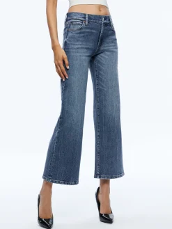 Alice and Olivia ROXIE KICK FLARE JEAN BROOKLYN BLUE*FEATURED SHOPS | FEATURED SHOPS | CLOTHING | CLOTHING