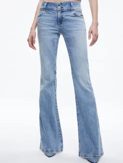 Alice and Olivia STACEY LOW RISE BELL BOTTOM JEAN *FEATURED SHOPS | CLOTHING | CLOTHING