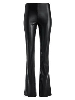 Alice and Olivia TEENY VEGAN LEATHER SIDE SLIT PANT *FEATURED SHOPS | FEATURED SHOPS | CLOTHING