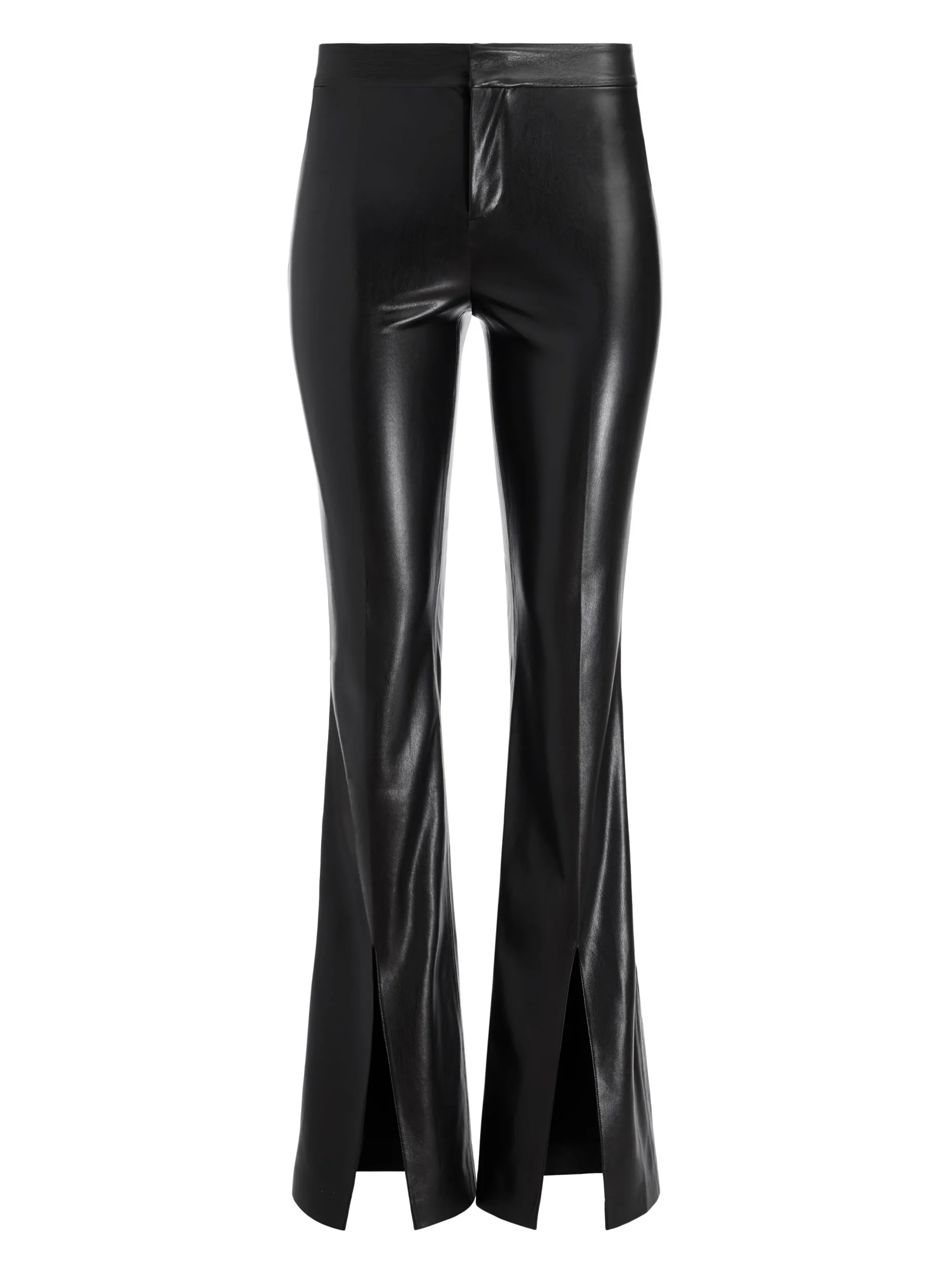 Alice and Olivia WALKER VEGAN LEATHER FRONT SLIT PANT *FEATURED SHOPS | FEATURED SHOPS | CLOTHING