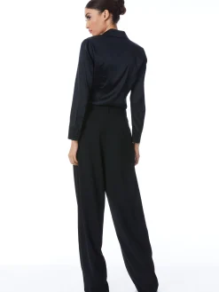 Alice and Olivia WILLA FITTED PLACKET TOP *FEATURED SHOPS | FEATURED SHOPS | CLOTHING