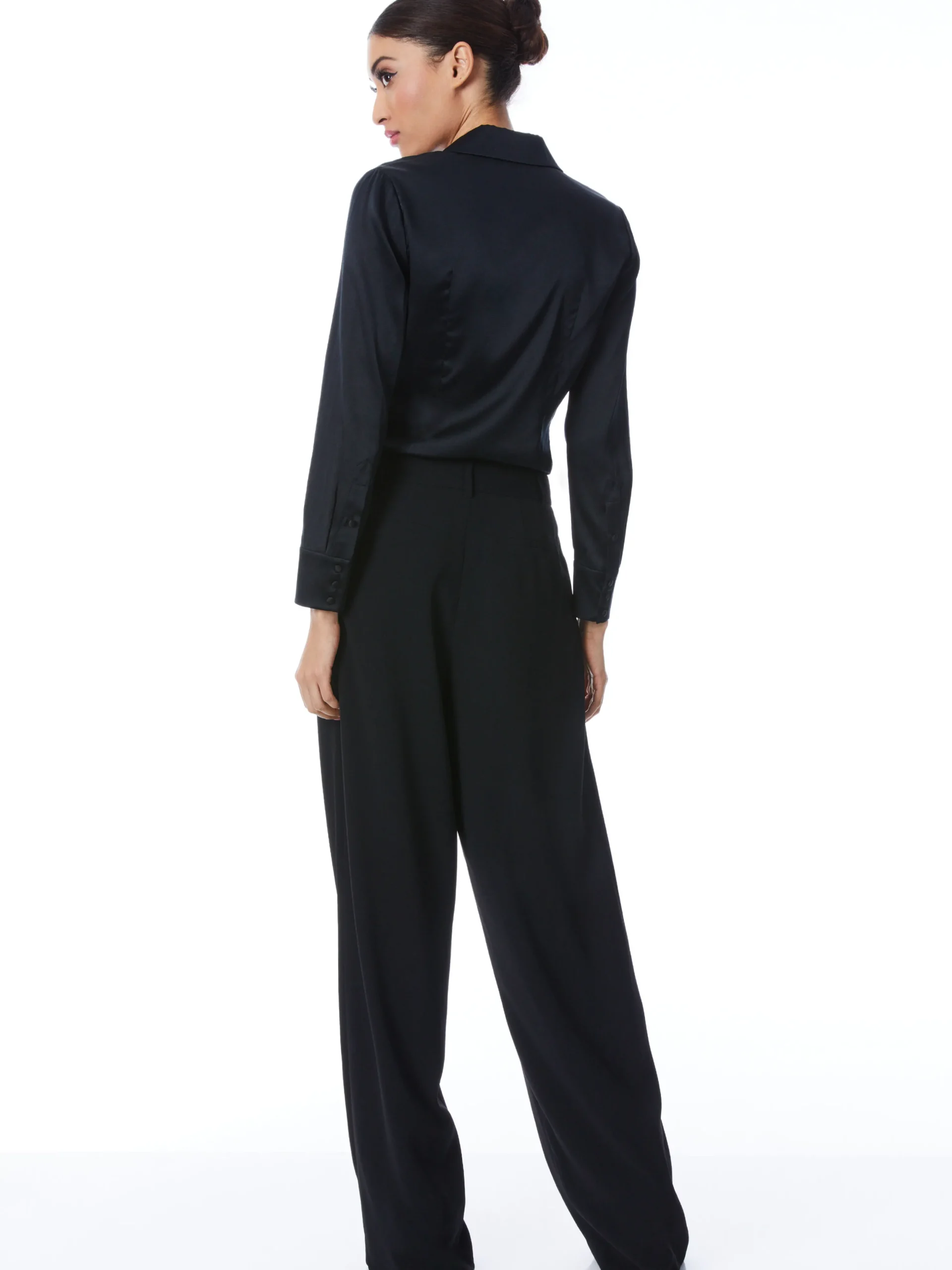 Alice and Olivia WILLA FITTED PLACKET TOP *FEATURED SHOPS | FEATURED SHOPS | CLOTHING