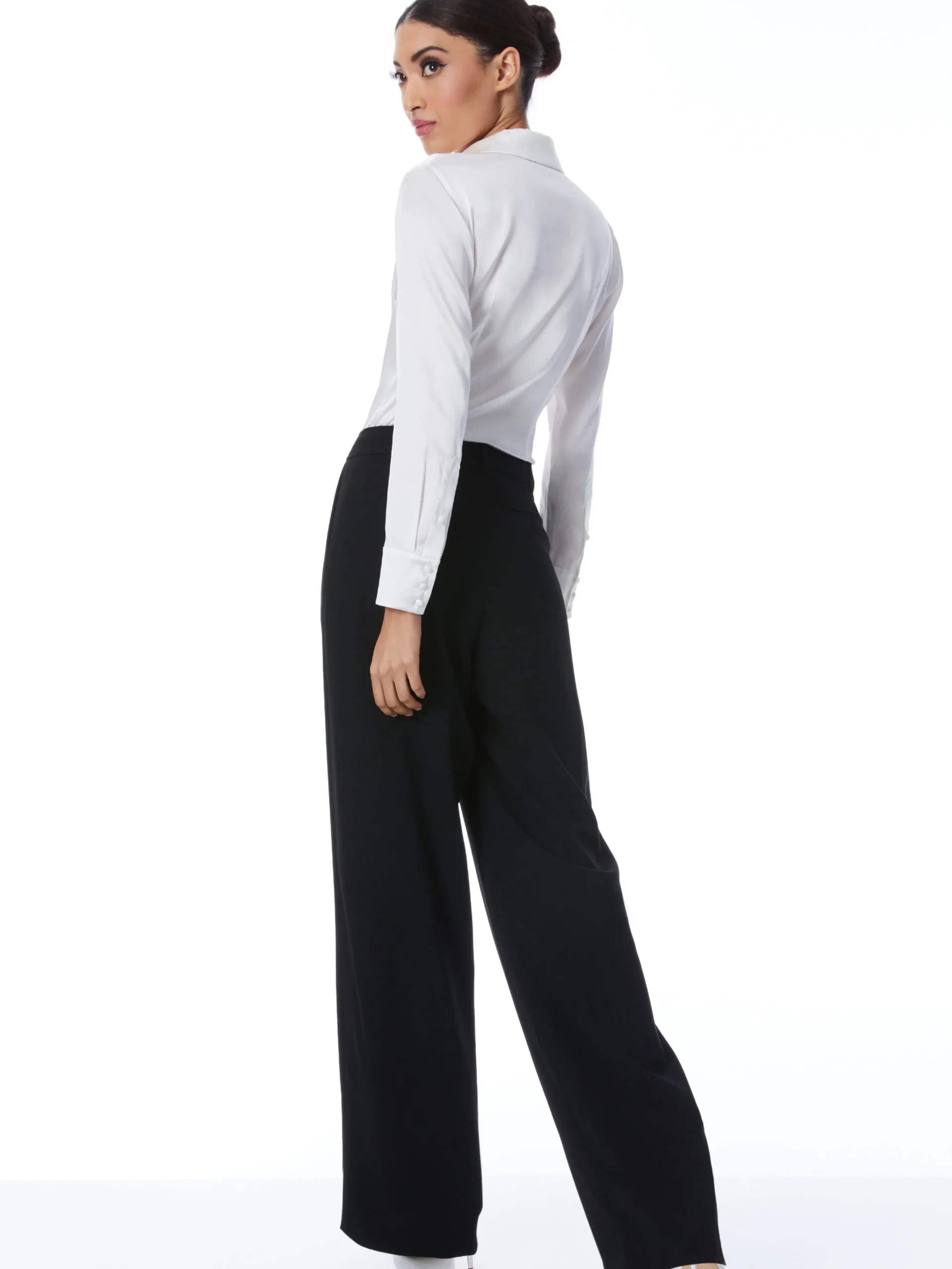 Alice and Olivia WILLA FITTED PLACKET TOP *FEATURED SHOPS | FEATURED SHOPS | CLOTHING