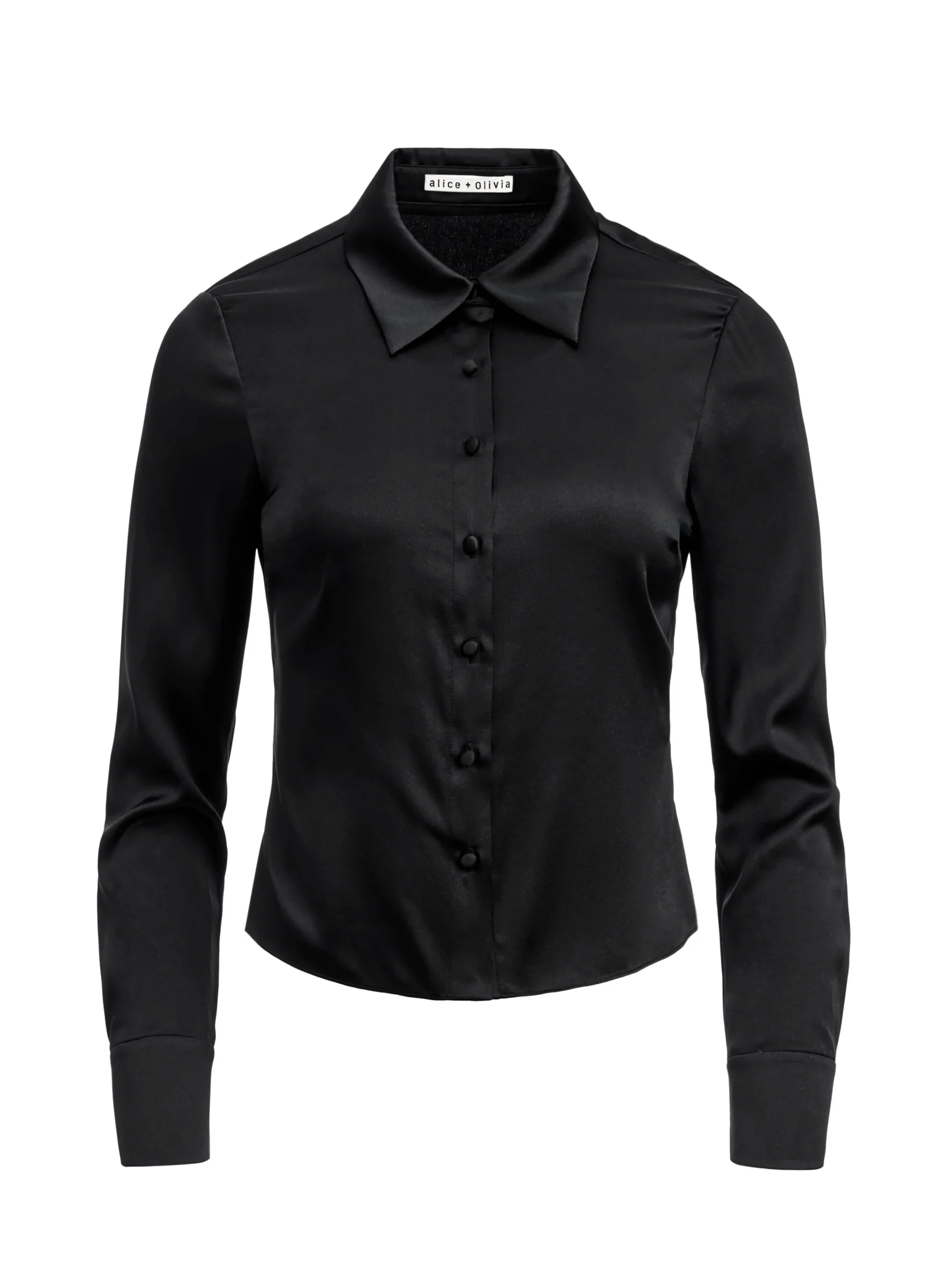 Alice and Olivia WILLA FITTED PLACKET TOP *FEATURED SHOPS | FEATURED SHOPS | CLOTHING
